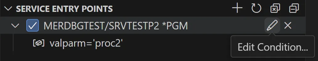 Debug Service Entry Point